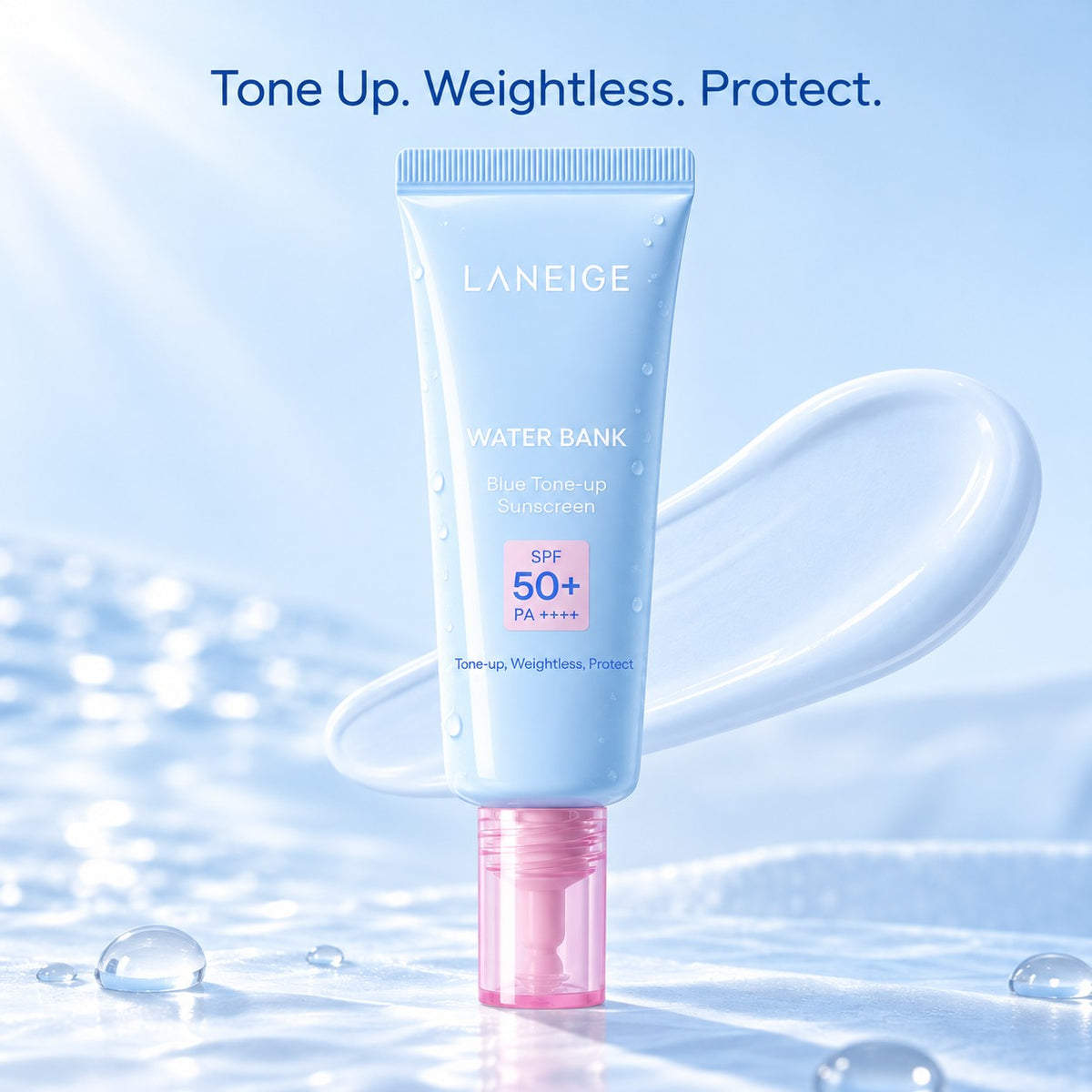 LANEIGE Water Bank Blue Tone-up Protetor Solar 50 ml