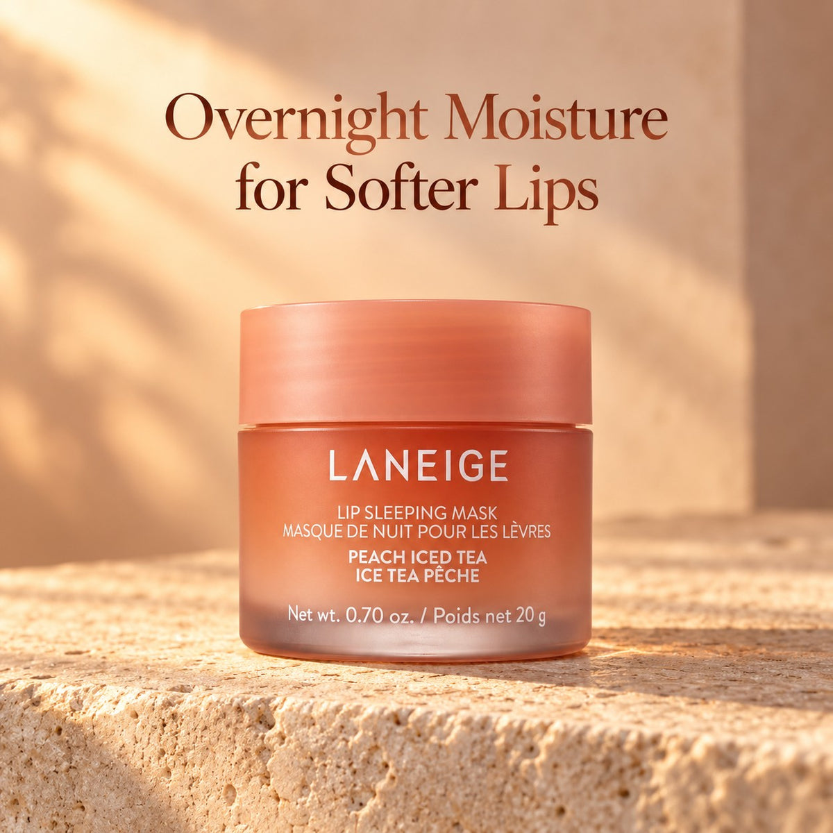 LANEIGE Máscara de Noite para os Lábios EX Pêssego 20 g