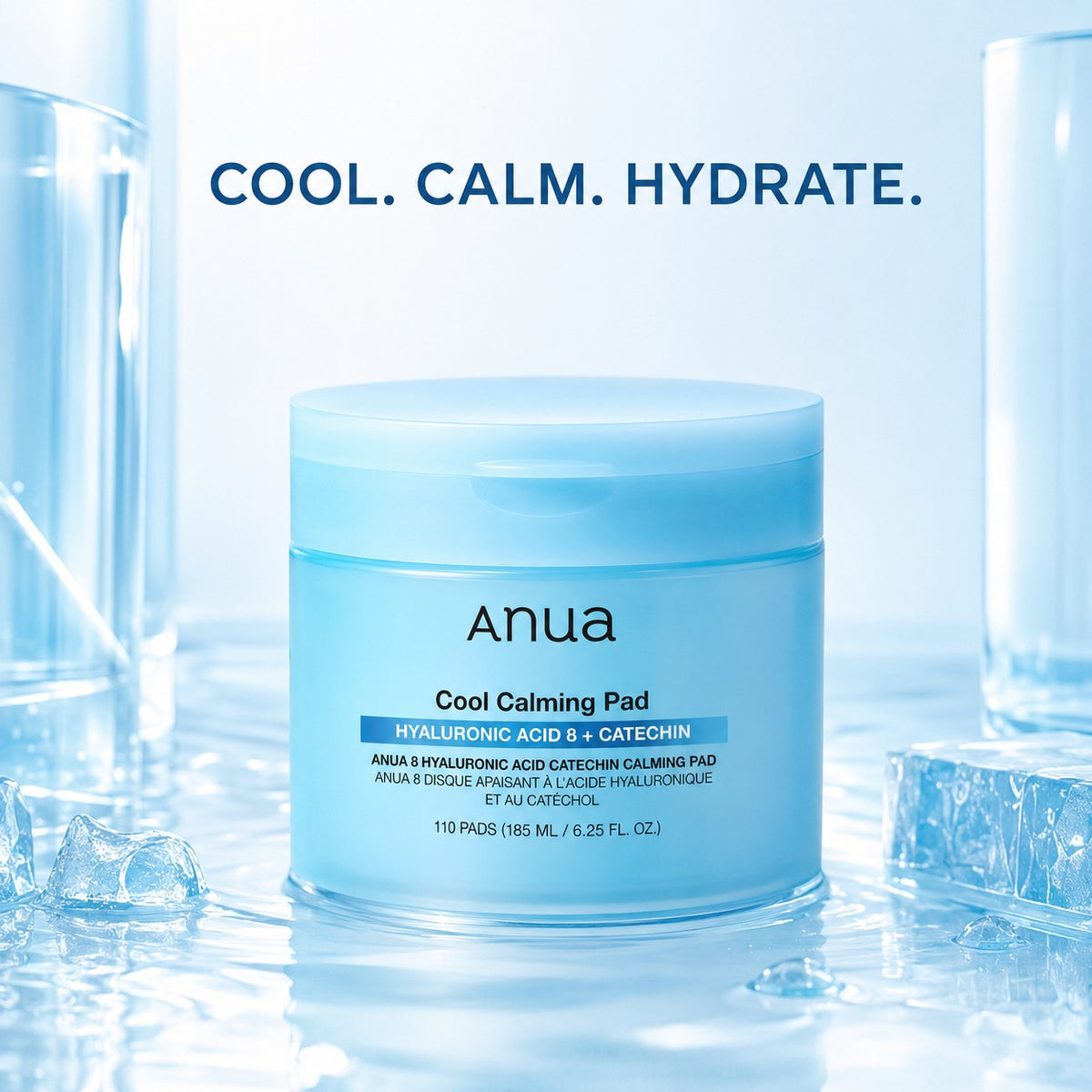 Anua 8 Hyaluronic Acid Catechin Calming Disco 110 pads