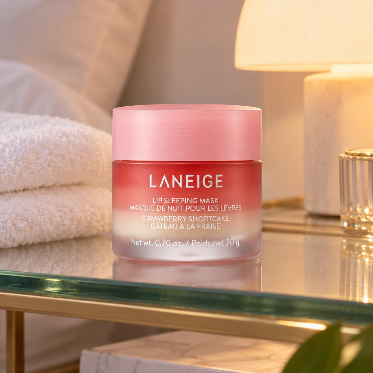 LANEIGE Máscara de Noite para os Lábios EX Morango 20 g