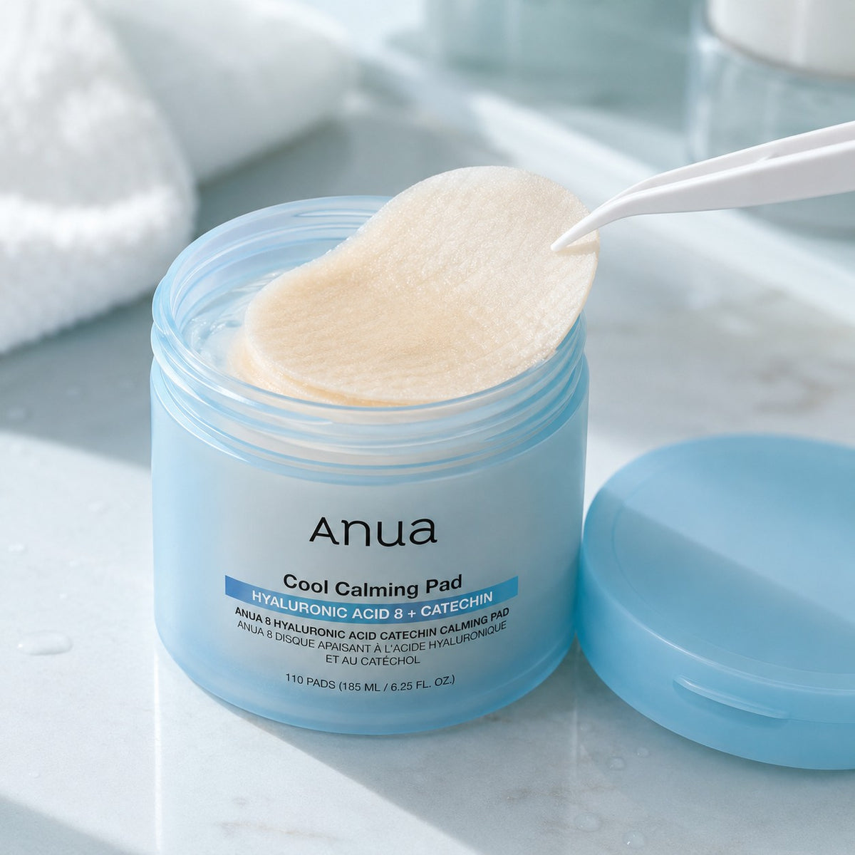 Anua 8 Hyaluronic Acid Catechin Calming Disco 110 pads