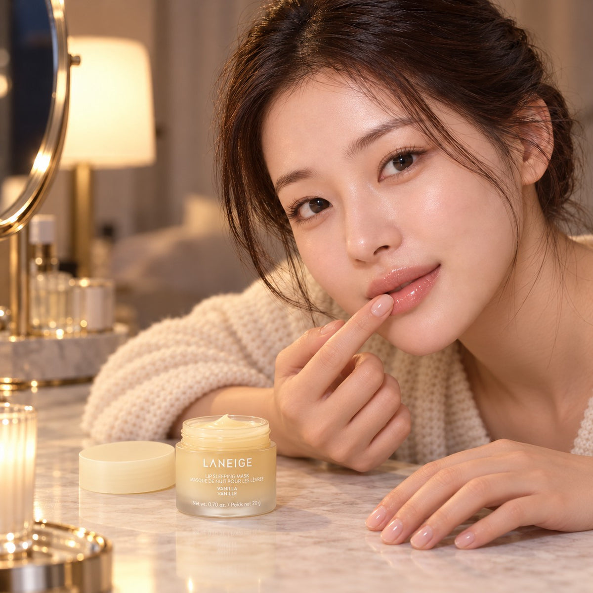 LANEIGE Máscara de Noite para os Lábios EX Baunilha 20 g