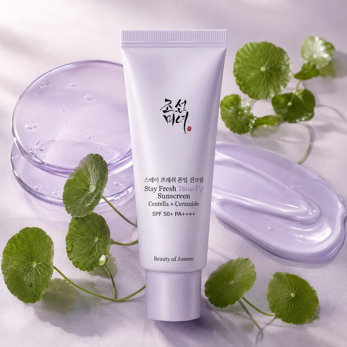 Beauty of Joseon Stay Fresh Tone Up Protetor Solar Centella + Ceramide Purple 50 ml