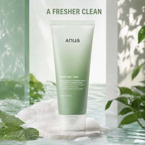 Anua Heartleaf Quercetinol™ Pore Deep Espuma de Limpeza 150 ml