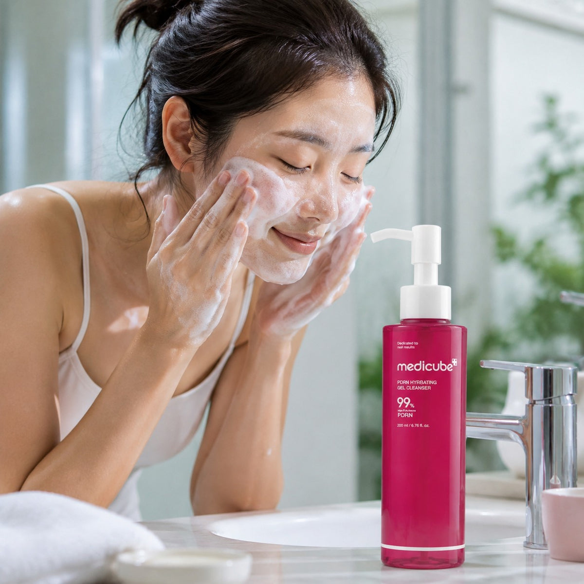 MEDICUBE PDRN Gel de Limpeza em Espuma 200 ml