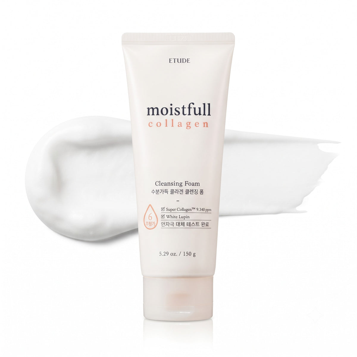 ETUDE Moistfull Collagen Espuma de Limpeza 150 ml