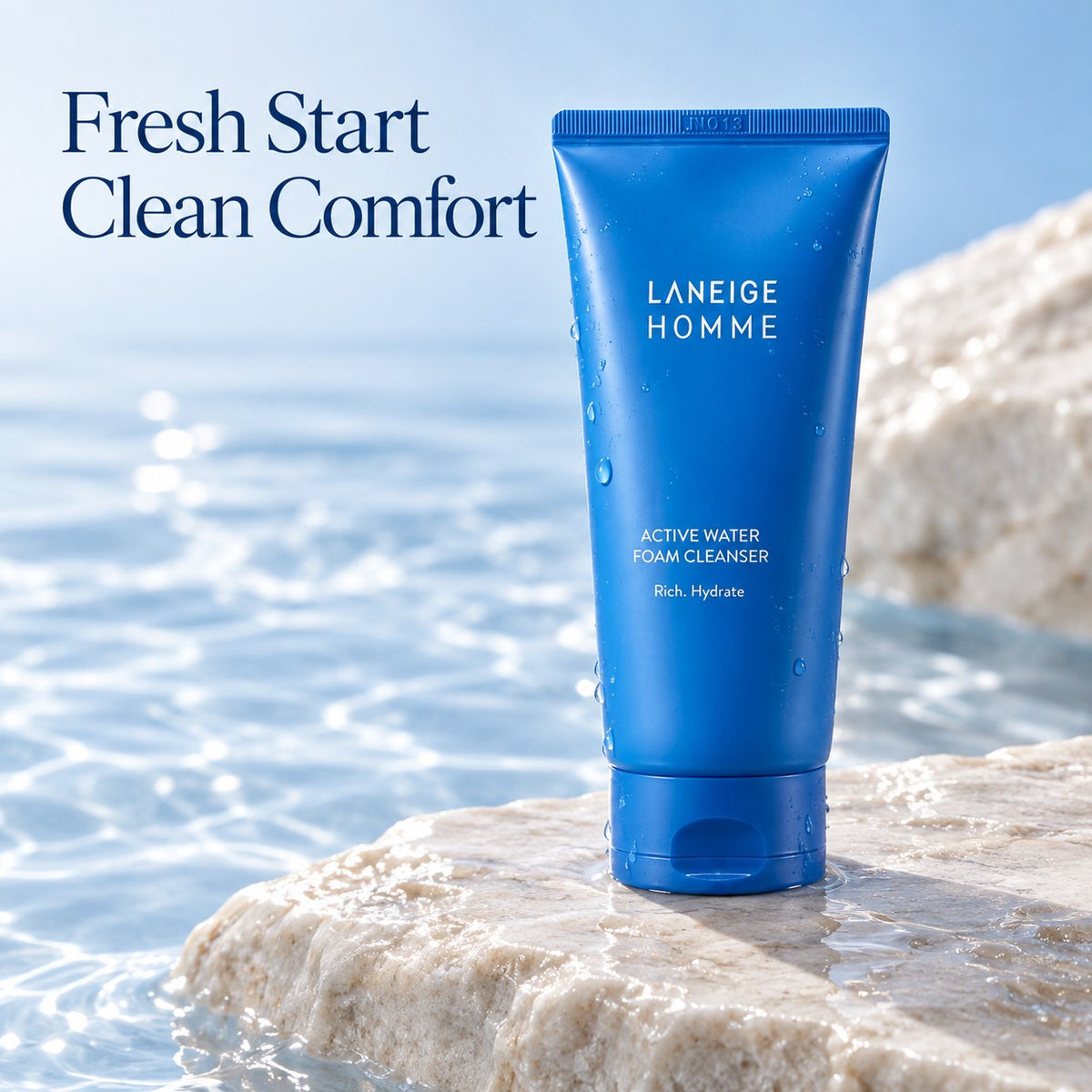 LANEIGE HOMME Active Water Espuma de Limpeza 150 ml