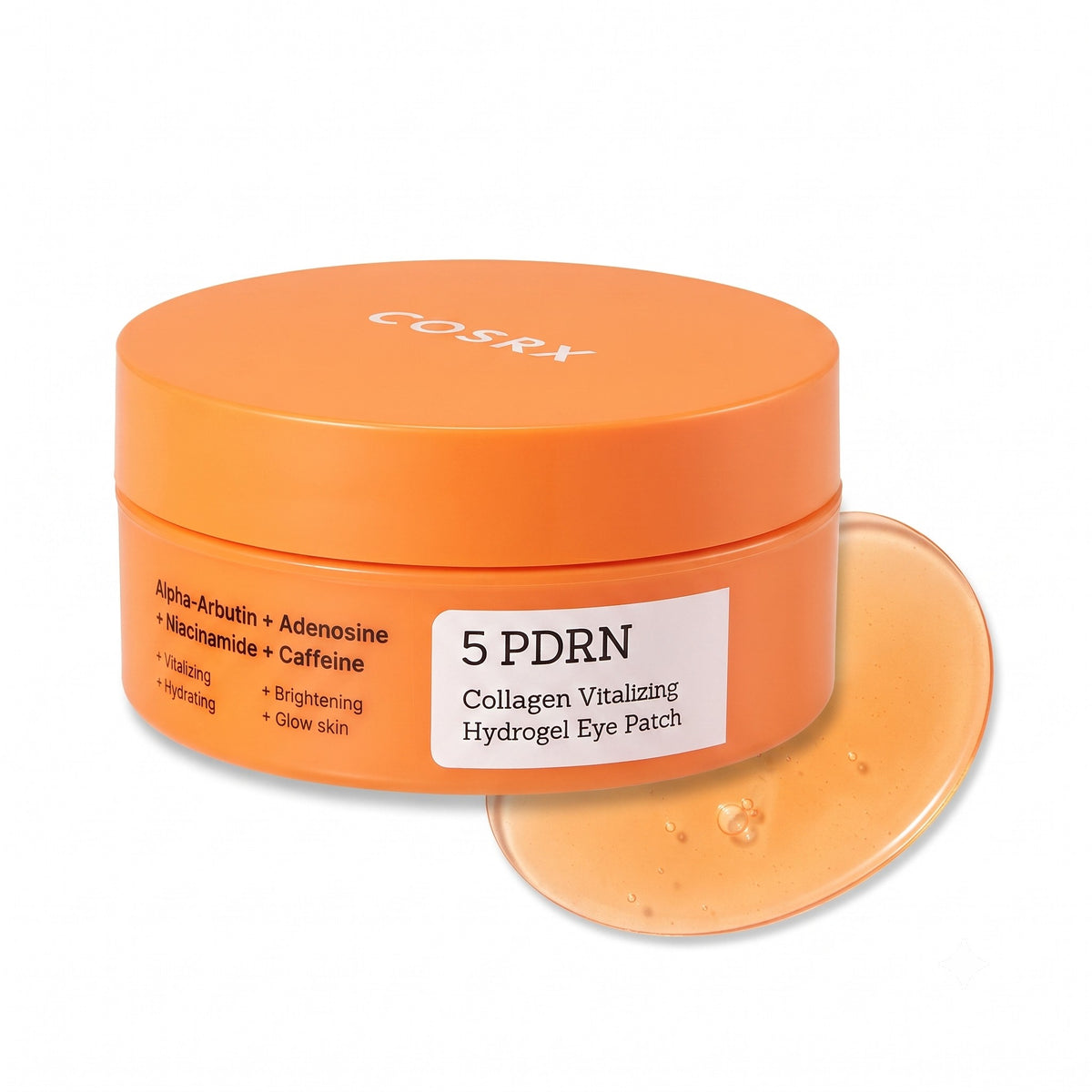 COSRX 5 PDRN Collagen Vitalizing Hydrogel Máscara de Olhos 60 Patches