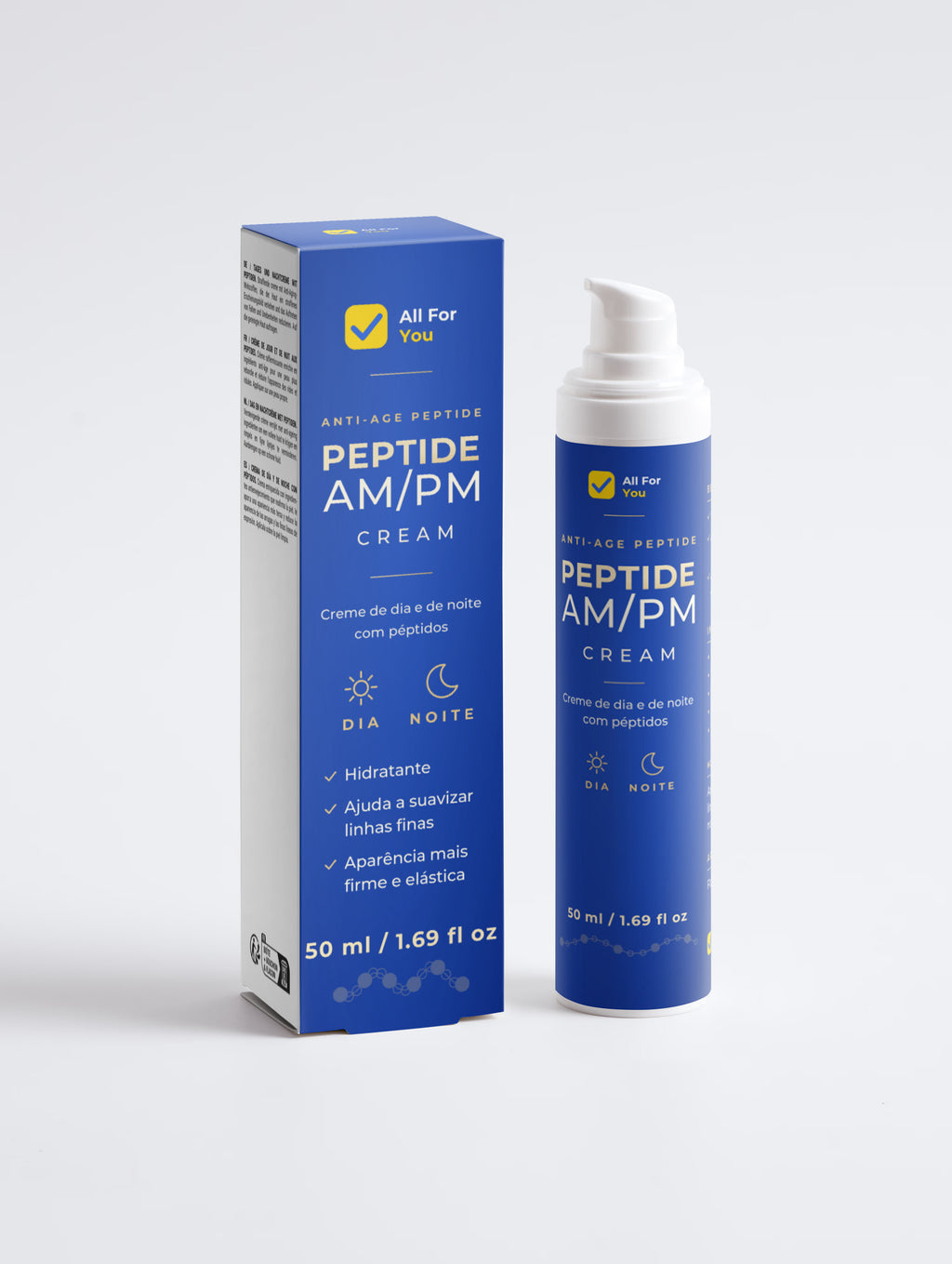 Creme Anti-Aging Dia e Noite com Péptidos